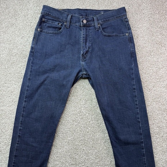 Levi's 512 Jeans‎ Men's 31x30 Straight Blue Denim Dark Wash - Picture 2 of 14